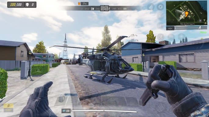 Call of Duty Mobile - Helicóptero - Nuketown